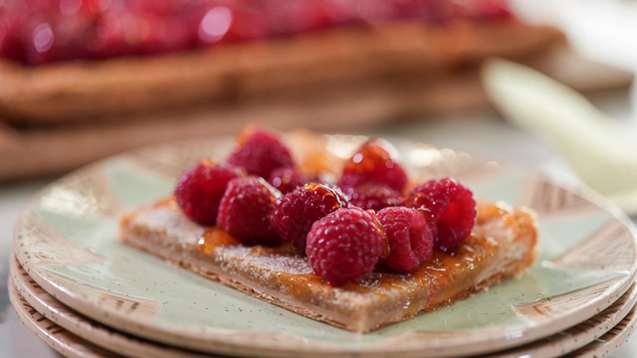Fruity Almond Puff Pastry Tart