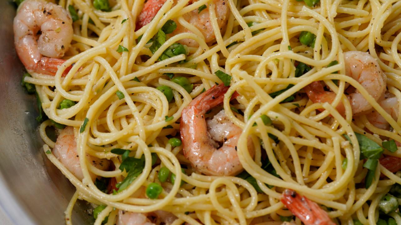 Pasta alla Pamela with Shrimp