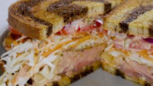 Hot Smoked Salmon Reuben