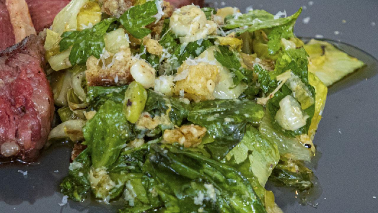Escarole Salad with Anchovy
