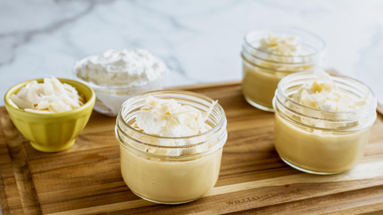 Toasted Coconut Pudding