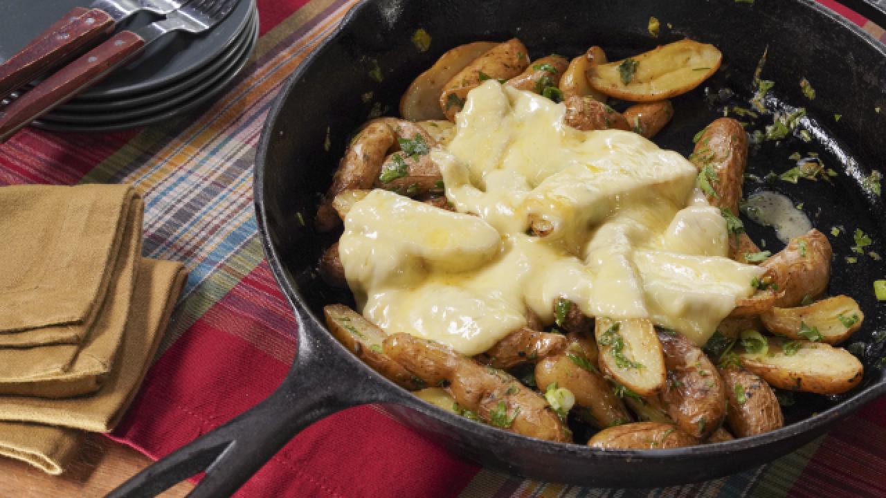 Fingerling Potatoes and Cheese