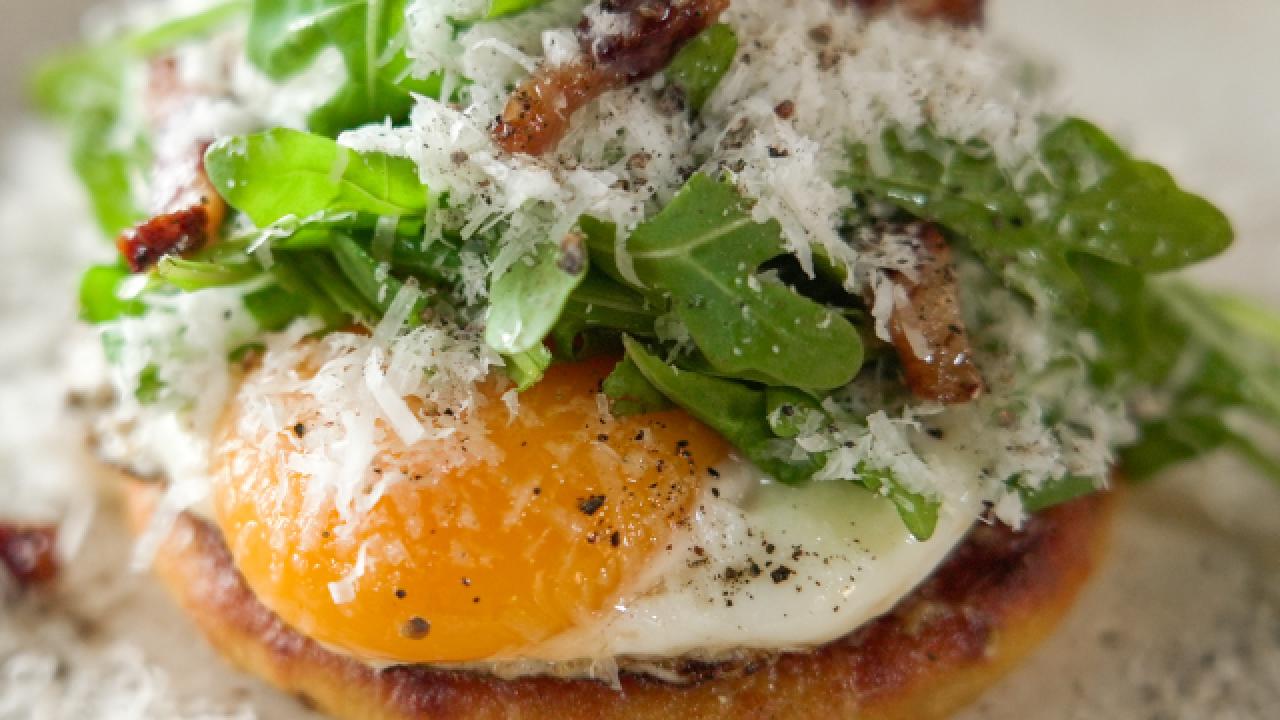 Guanciale and Egg Flatbread