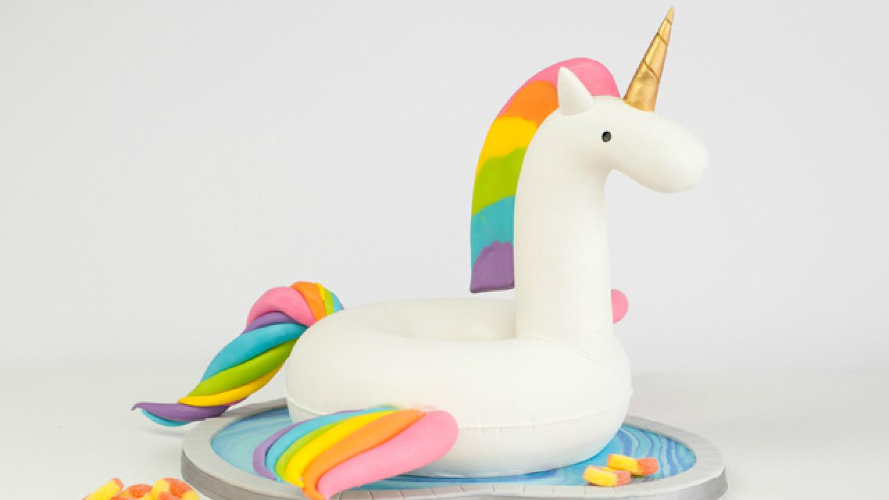 Unicorn Floaty Cake
