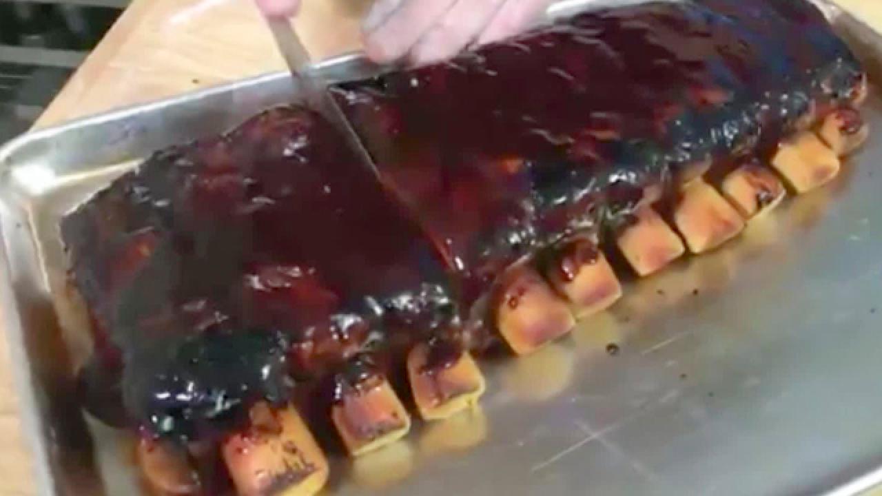 Giant Rack of Ribs Cake