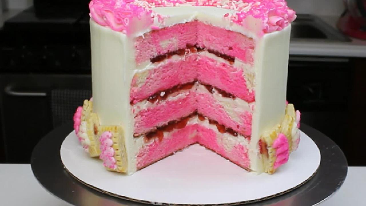 Strawberry Toaster Pastry Cake