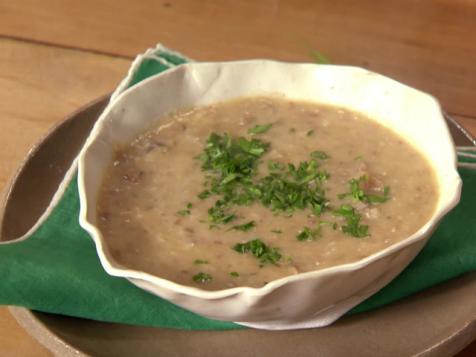 Mushroom Soup with Bacon