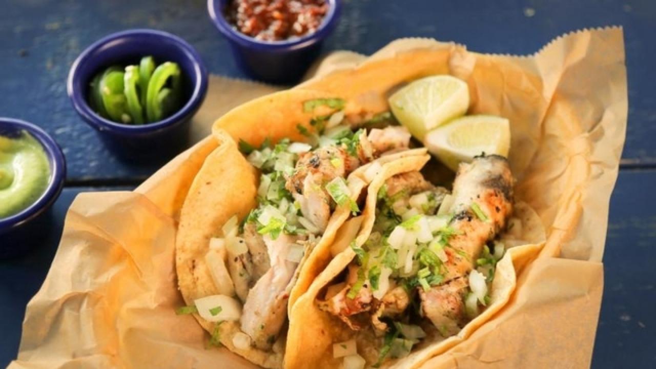 Chicken a la Veracruzana Tacos