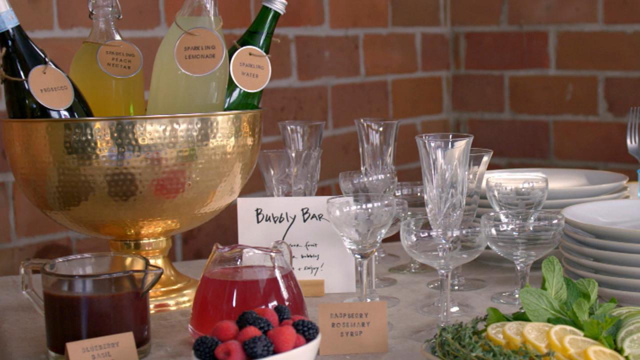 Baby Shower Bubbly Bar
