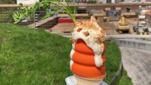 Over-the-Top Dipped Cones in Brooklyn