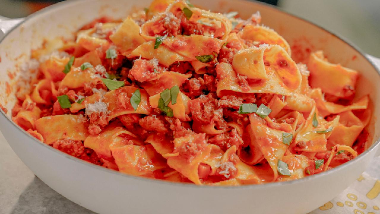 Pappardelle with Sausage Ragu