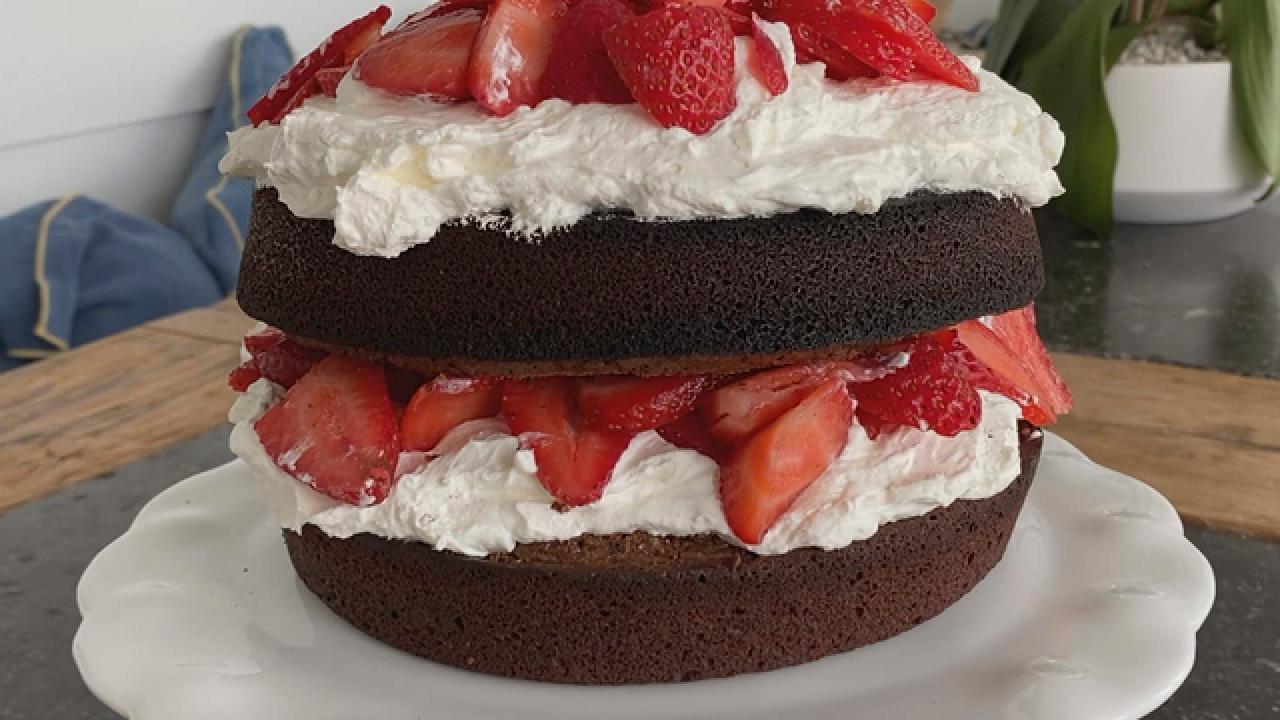 Strawberry Brownie Shortcake