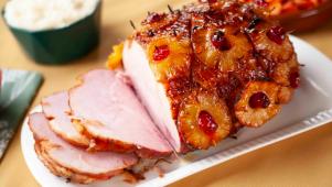 Pineapple Honey-Glazed Ham
