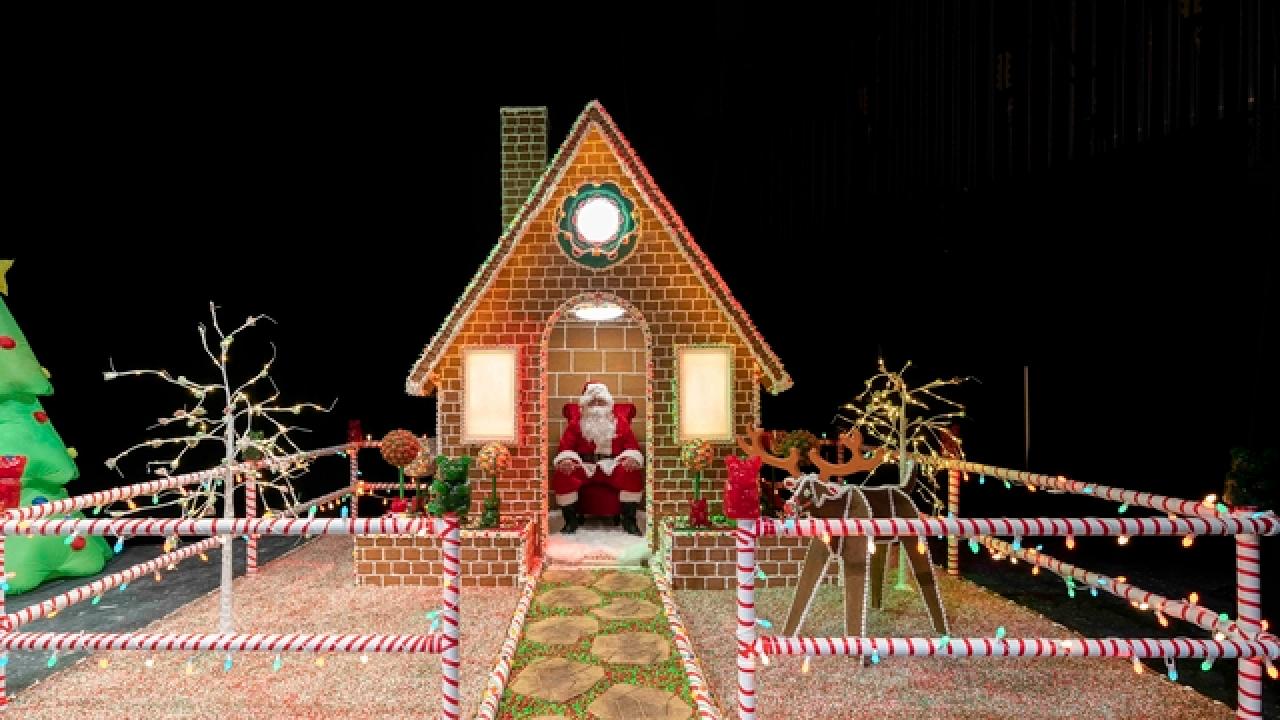Buddy's 13-Foot-Tall Gingerbread House
