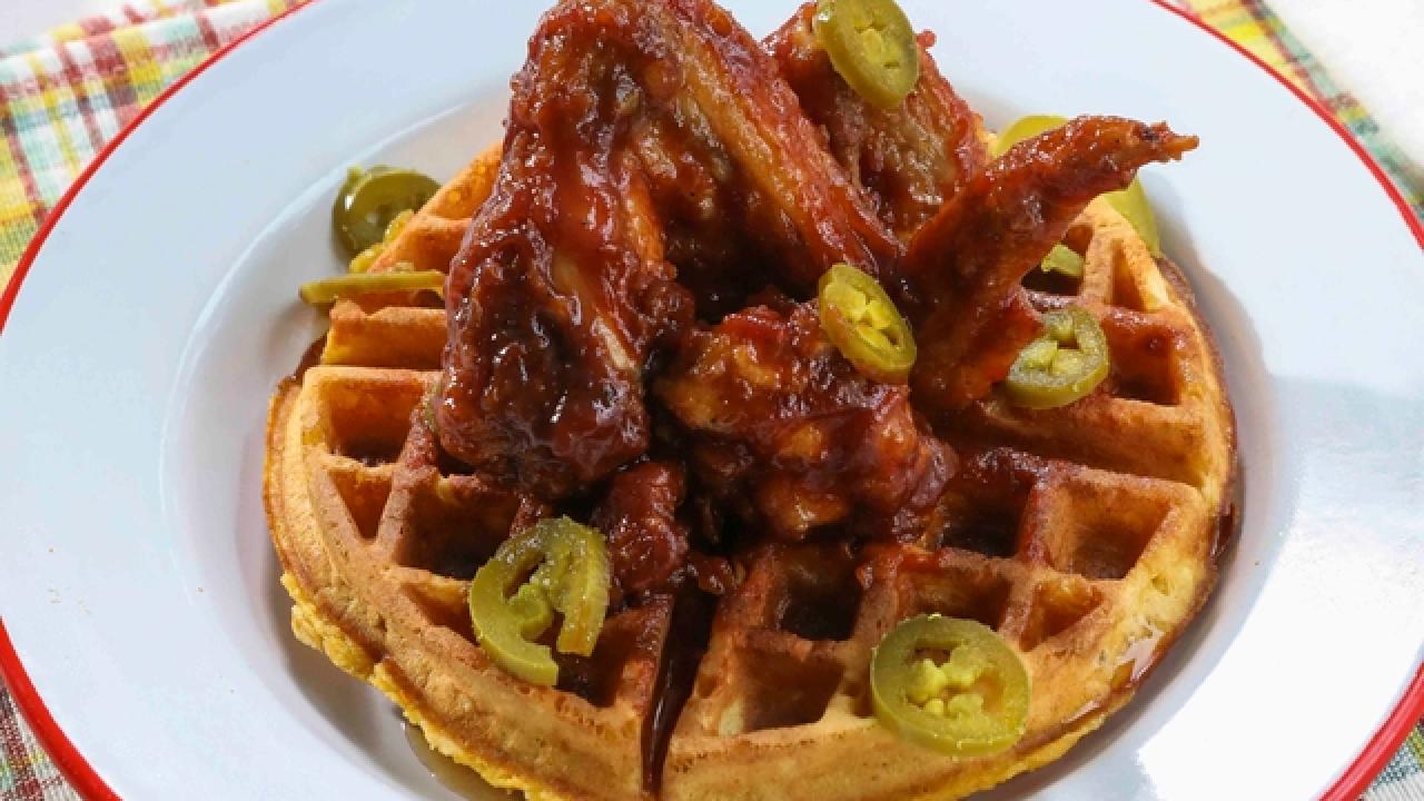 Maple Chicken and Waffles