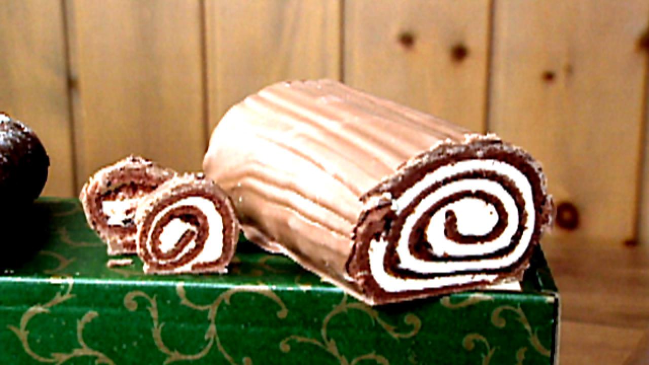 Yule Log Cake