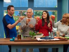 The Kitchen hosts make a Watermelon Slushy Bar, as seen on The Kitchen, Season 17.