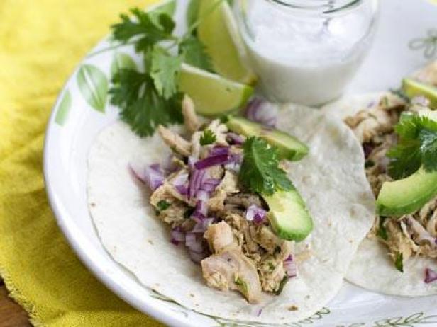 coconut lime chicken tacos