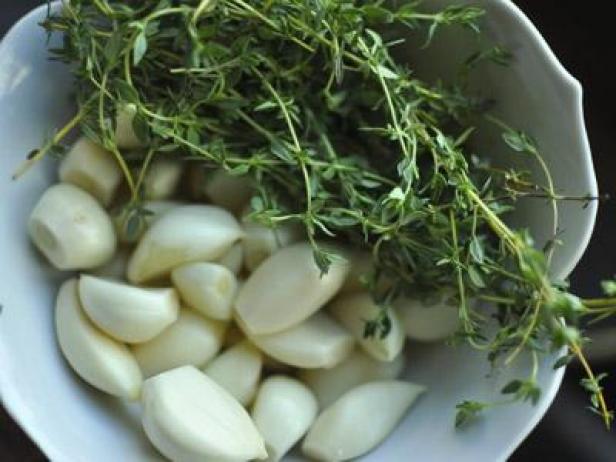 garlic and thyme