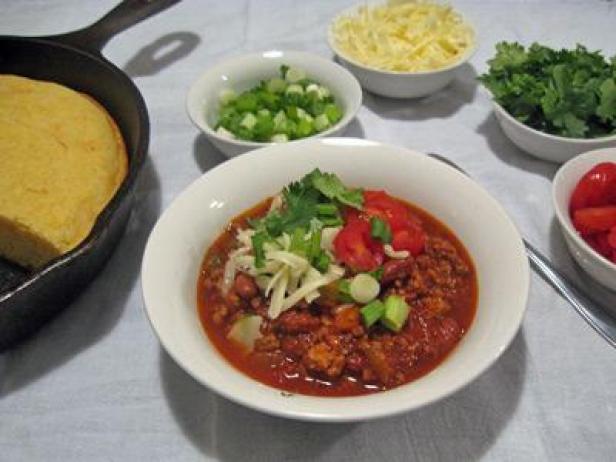 spicy three meat chili