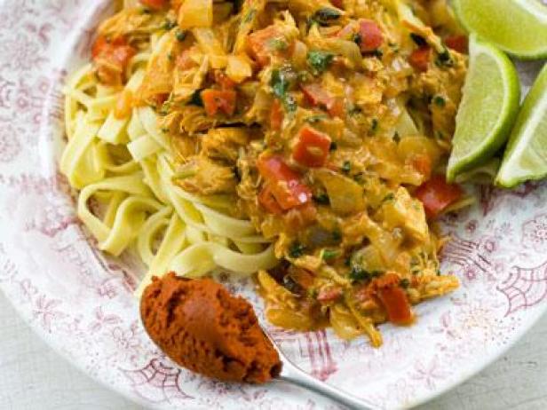 red curry chicken noodles