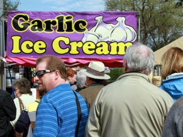 garlic ice cream