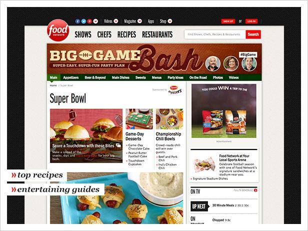 Big-Game Bash on FoodNetwork.com