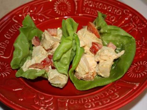 Curry Chicken Lettuce Cups