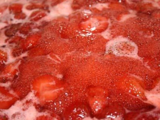 Simmering Strawberry-Thyme Jam