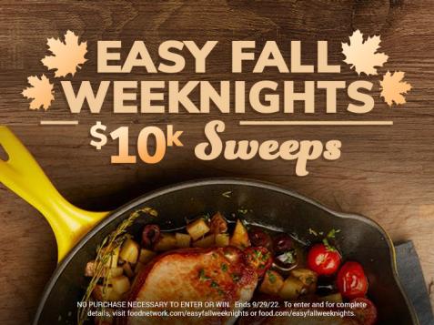 Easy Fall Weeknights $10K Sweepstakes 2022