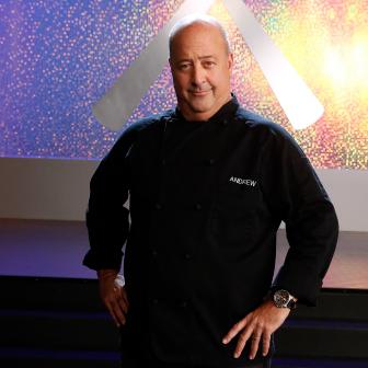 Mentor Andrew Zimmern as seen on Food Network's All-Star Academy, Season 2.