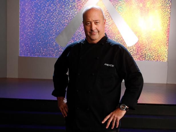 Mentor Andrew Zimmern as seen on Food Network's All-Star Academy, Season 2.