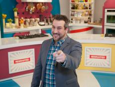 Host of Cooking Channel's Rewrapped, Season 1, Joey Fatone, poses for a portrait on set during the filming of Food Network's Rewrapped, Season 1.