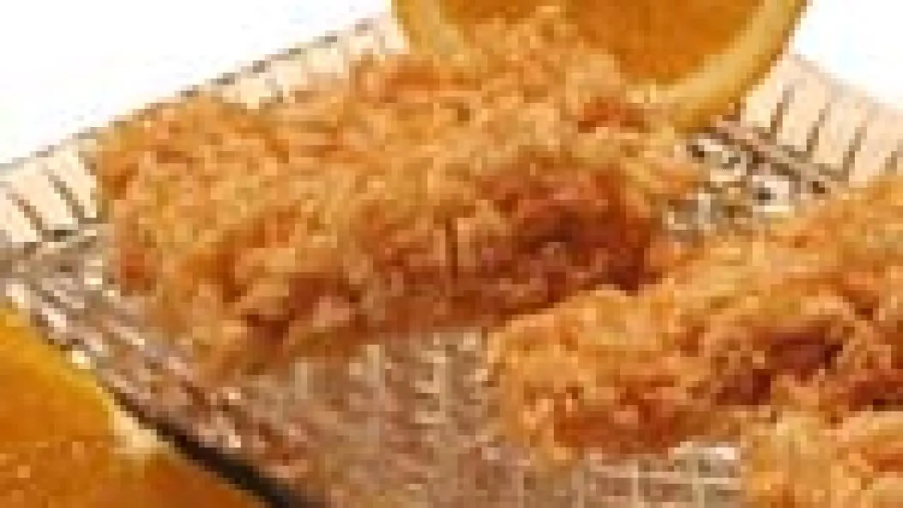 Caramel Orange Crispy Treats