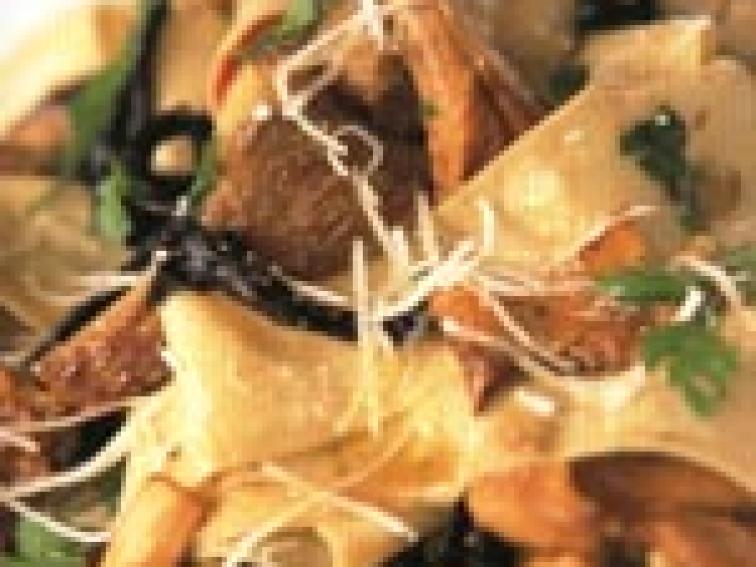 Pappardelle with Mixed Wild Mushrooms Recipe Jamie Oliver Food Network