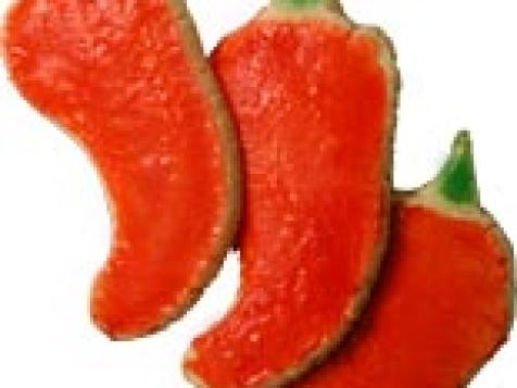Chile Pepper Christmas Cookies