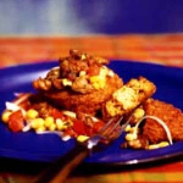 Couscous Fritters with Fresh Corn and Tomato Salsa Recipe Food Network