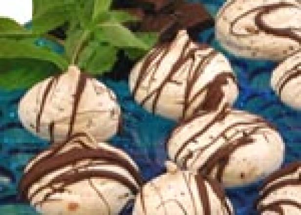 Mint Chocolate Chip Meringues image