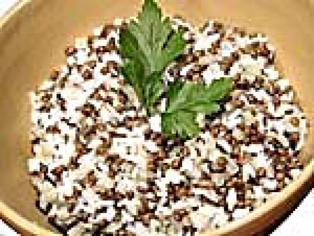 Egyptian Lentils and Rice (Koushry)