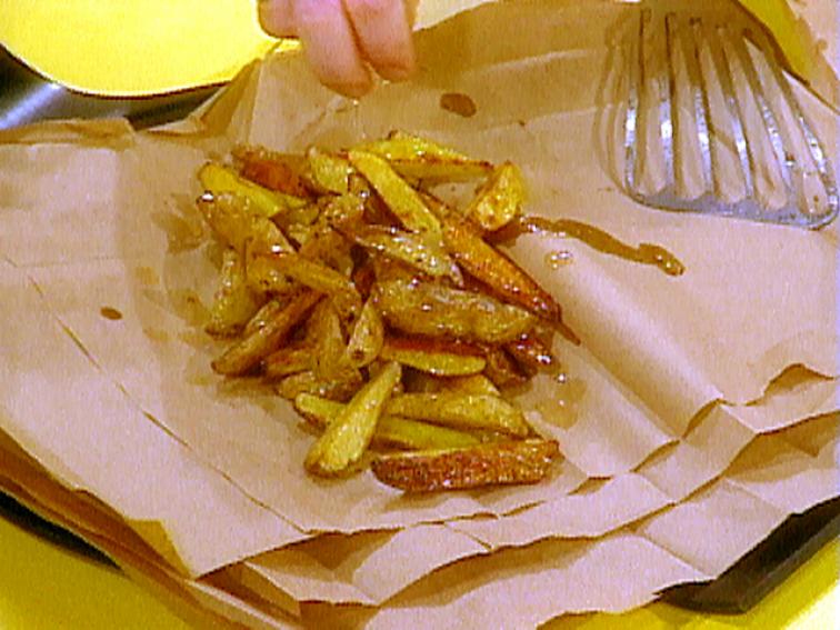 Malt Vinegar Oven Fries Recipe Rachael Ray Food Network