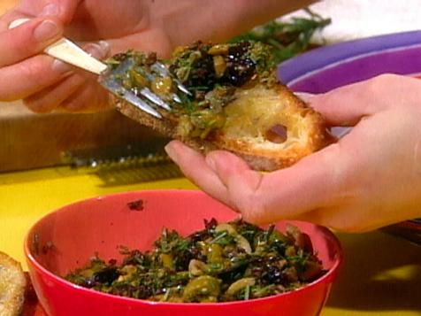 Olive Rosemary Crostini