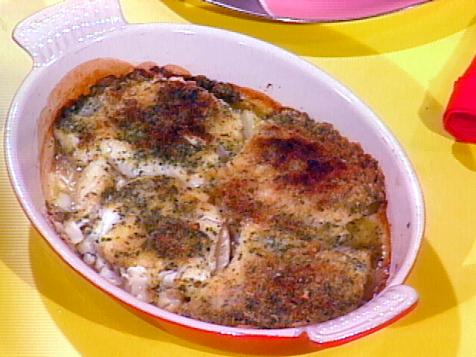 Oven-Roasted Cod Crusted with Herbs