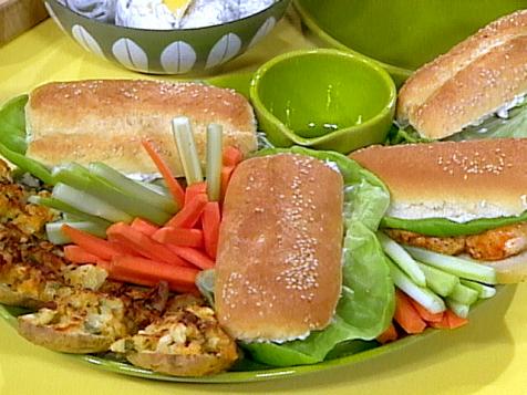 Hot Buffalo Chicken Sandwiches