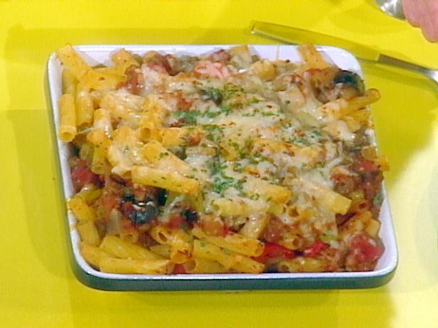 Caponata Pasta Bake Recipe | Rachael Ray | Food Network