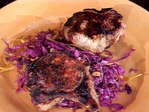 Chili Marinated Double-Cut Pork Chops