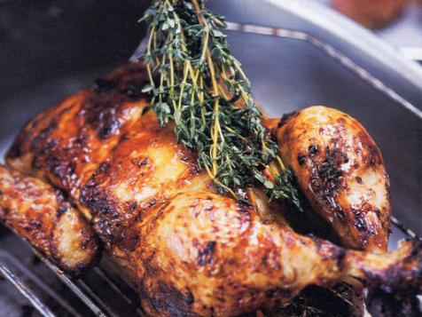 Provencal Roasted Chicken with Honey and Thyme