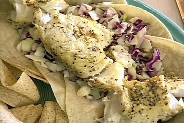 Tacos de Mero: Halibut Tacos Recipe | Food Network
