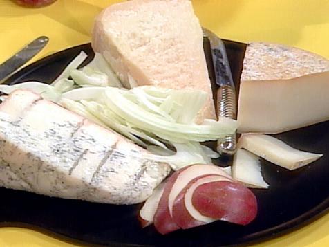 The Last Course Sampler: Italian Cheeses, Sliced Fennel and Citrus Rings with Brandy