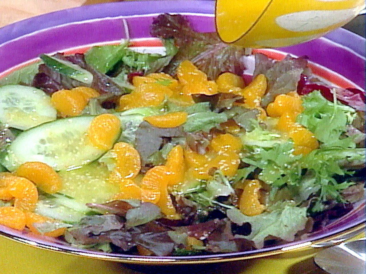 Mandarin Mixed Greens Salad Recipe 