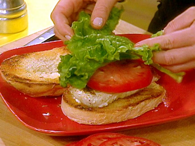 Grilled Halibut Fish Sandwiches with Tartar Sauce Recipe Rachael Ray